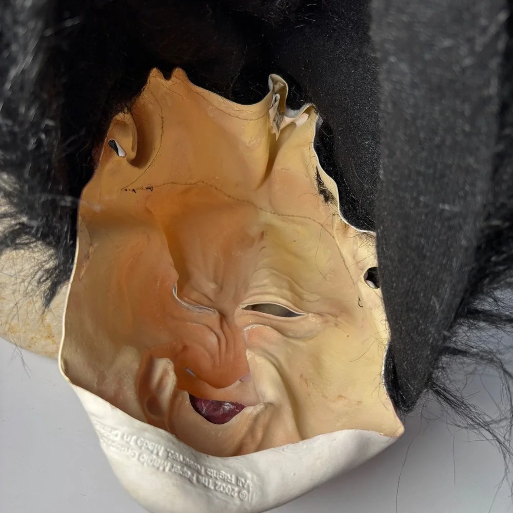 Paper Magic Group PMG Vampire‎ Ghoul Latex Mask Black Hair 2006 Lecherous Legion